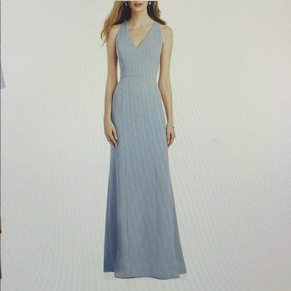 Pale Blue Bridesmaids Dress - Picture 1 of 3